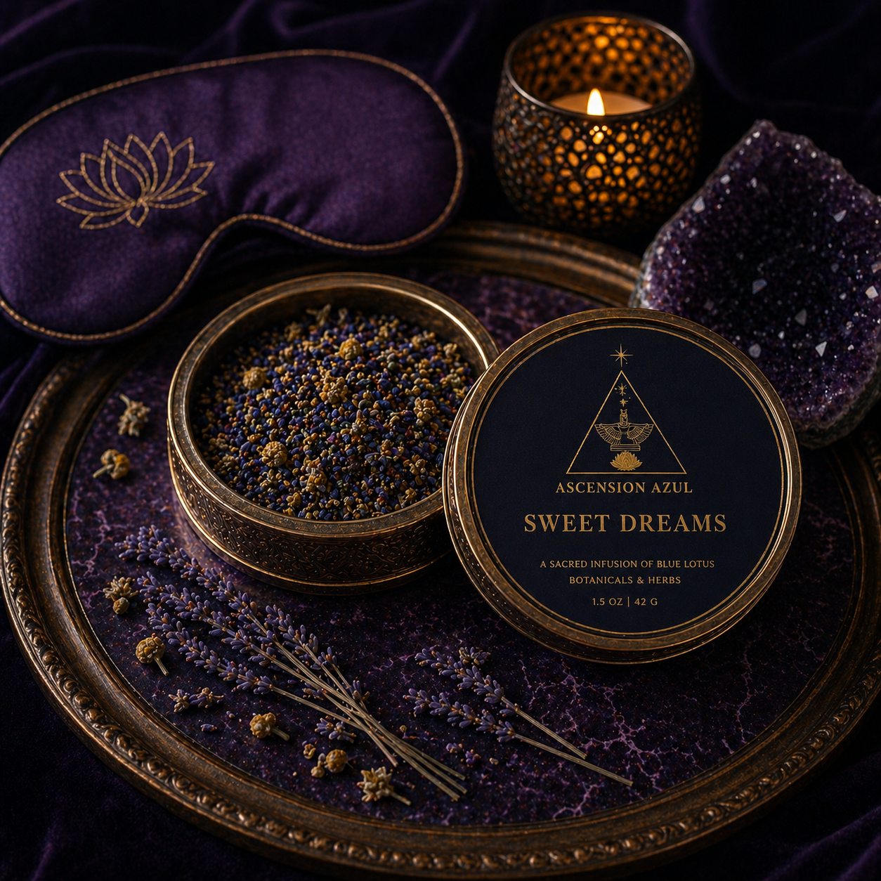Sweet Dreams — blue lotus nighttime tea blend